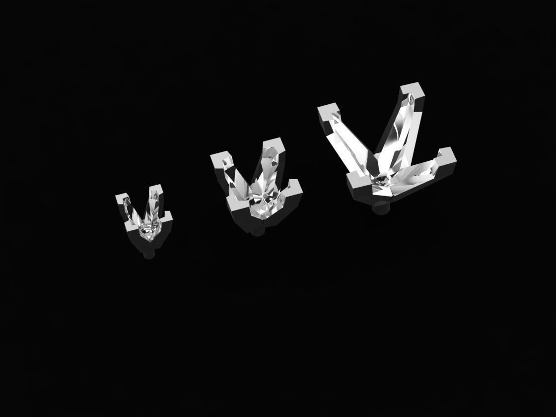 Jewelry Heads 01  3D print model_3