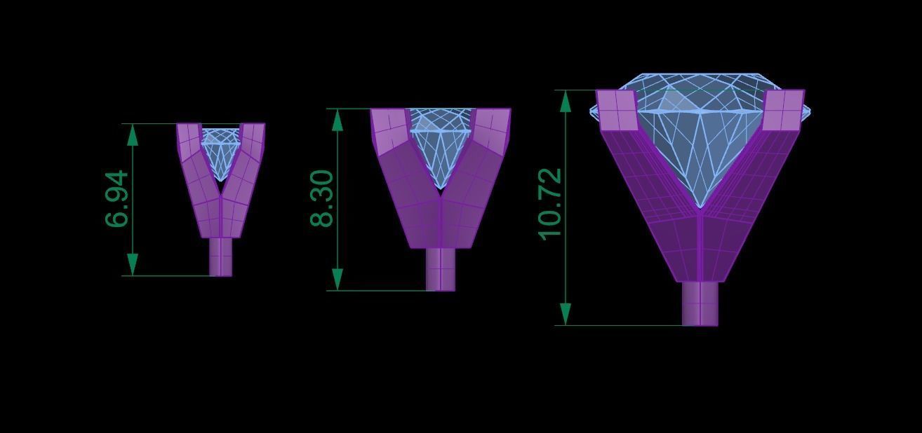 Jewelry Heads 01  3D print model_7