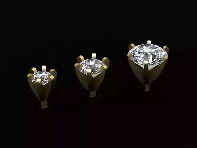Jewelry Heads 04 3D print model