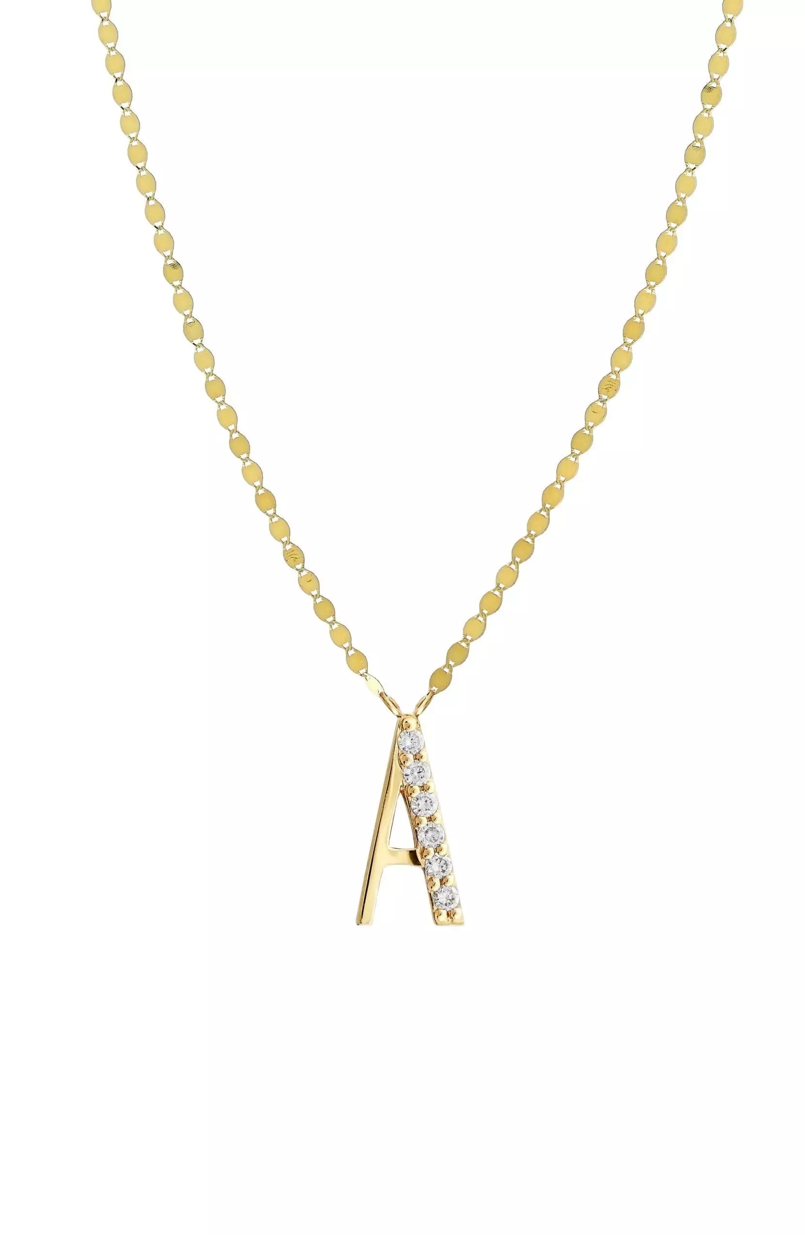 Alphabets Letter A Pendant 3D print model_0