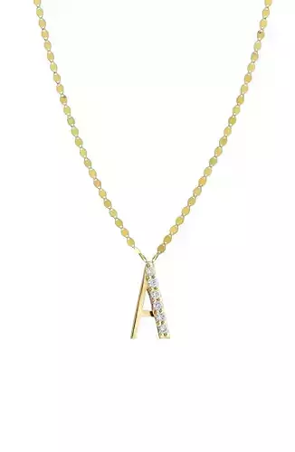 Alphabets Letter A Pendant