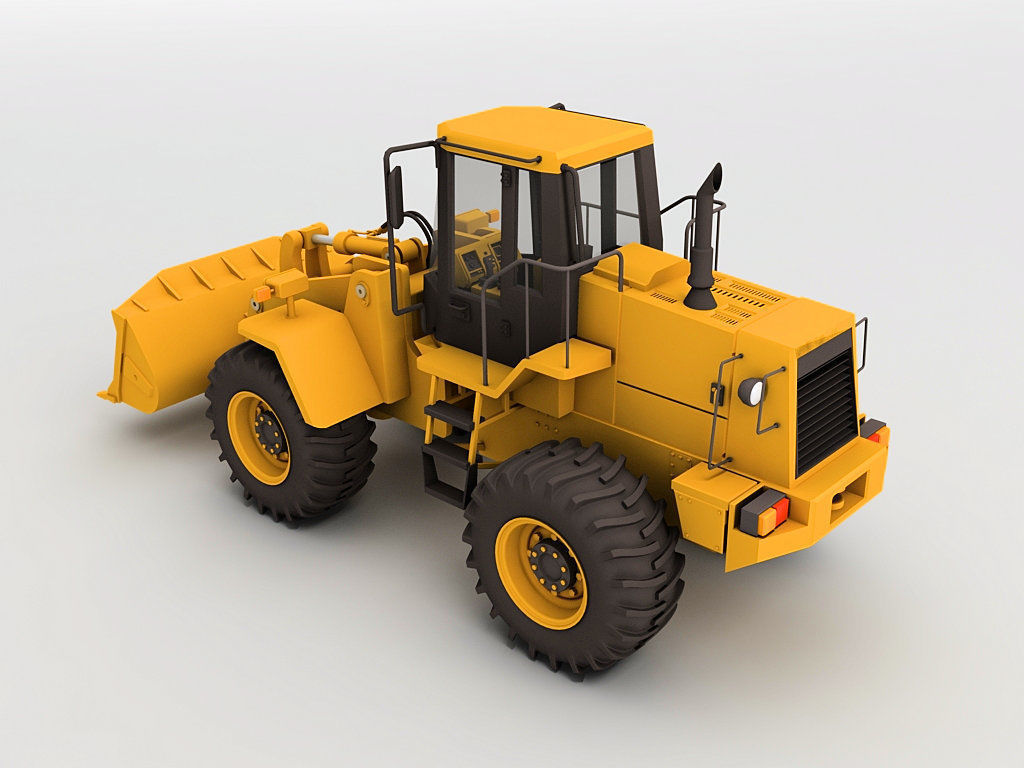 Wheel Loader 3D model_1