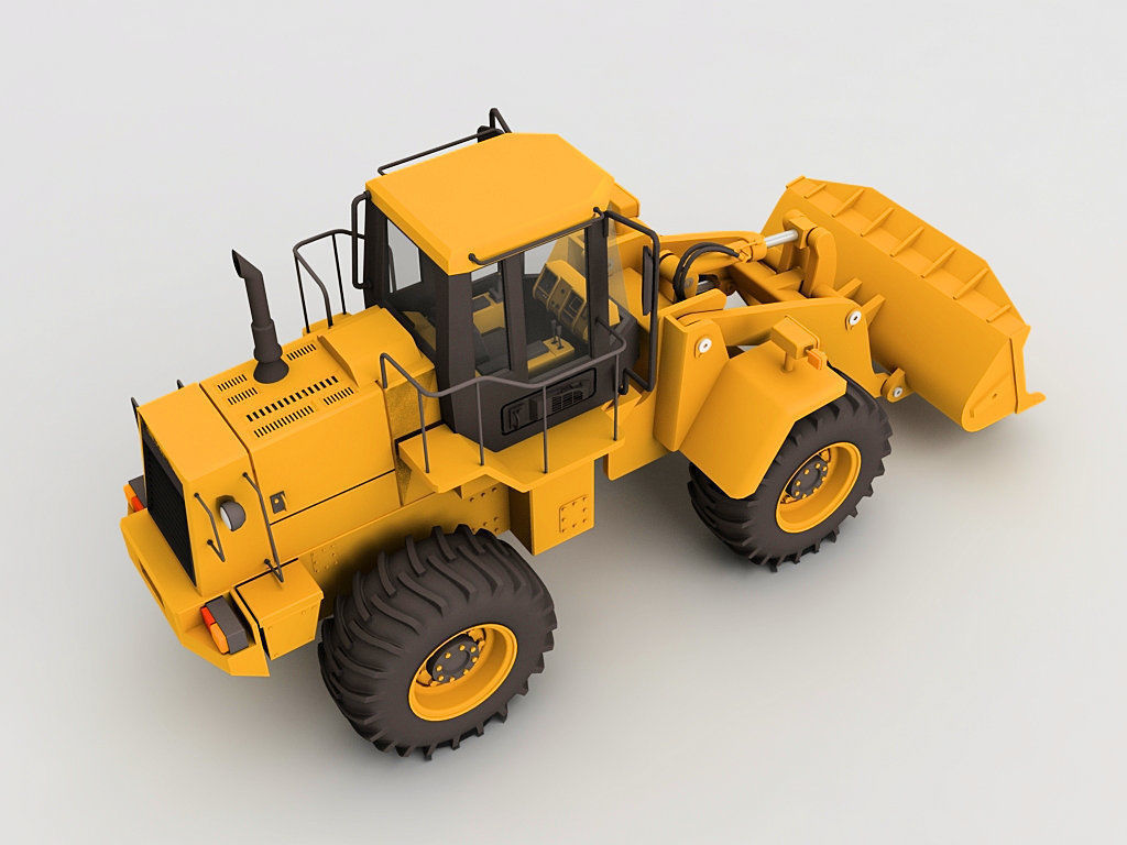 Wheel Loader 3D model_2