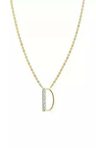 Alphabets Letter D Pendant