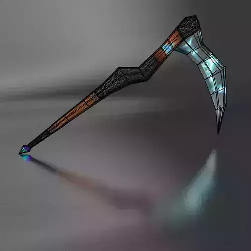 scythe Lightning braid Free low-poly 3D model