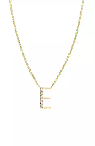 Alphabets Letter E Pendant