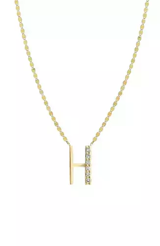 Alphabets Letter H Pendant
