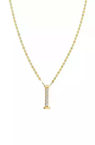 Alphabets Letter I Pendant