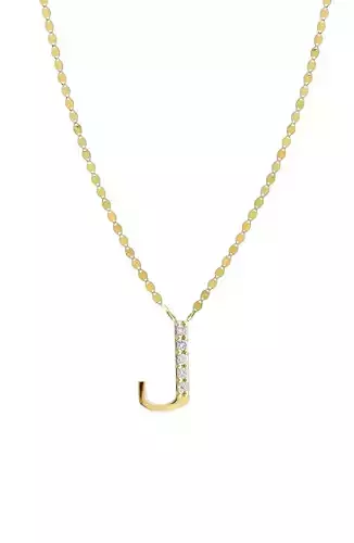 Alphabets Letter J Pendant