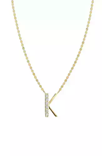 Alphabets Letter K Pendant
