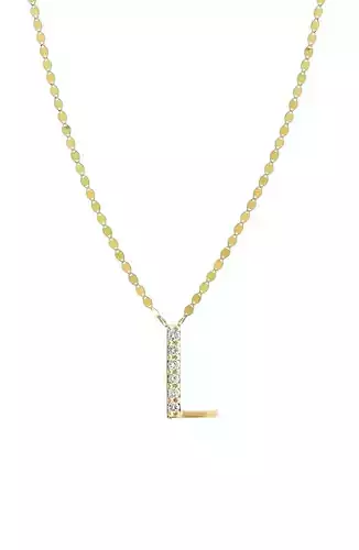 Alphabets Letter L Pendant