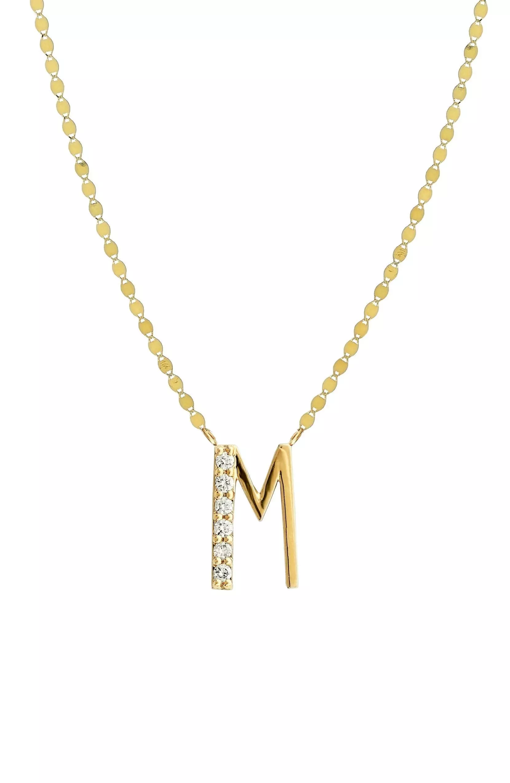 Alphabets Letter M Pendant 3D print model_0