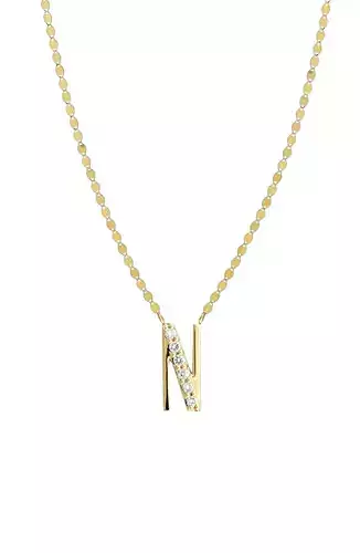 Alphabets Letter N Pendant