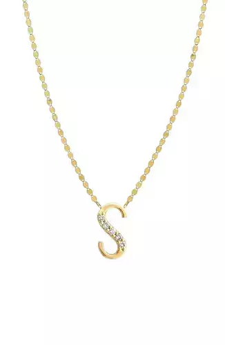 Alphabets Letter S Pendant