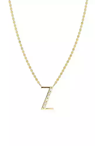 Alphabets Letter Z Pendant