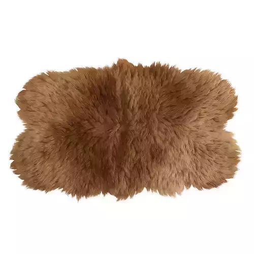 Forsyth Sheepskin Rug 3D model