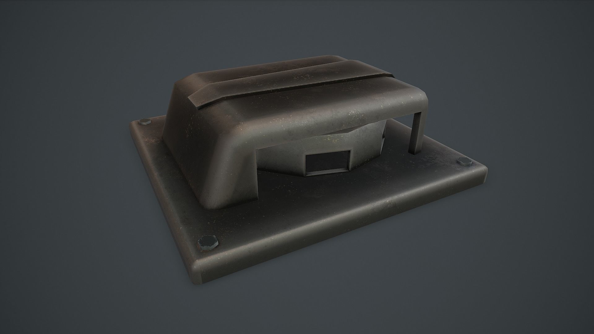 Air Vent PBR VR Low-poly 3D model_3