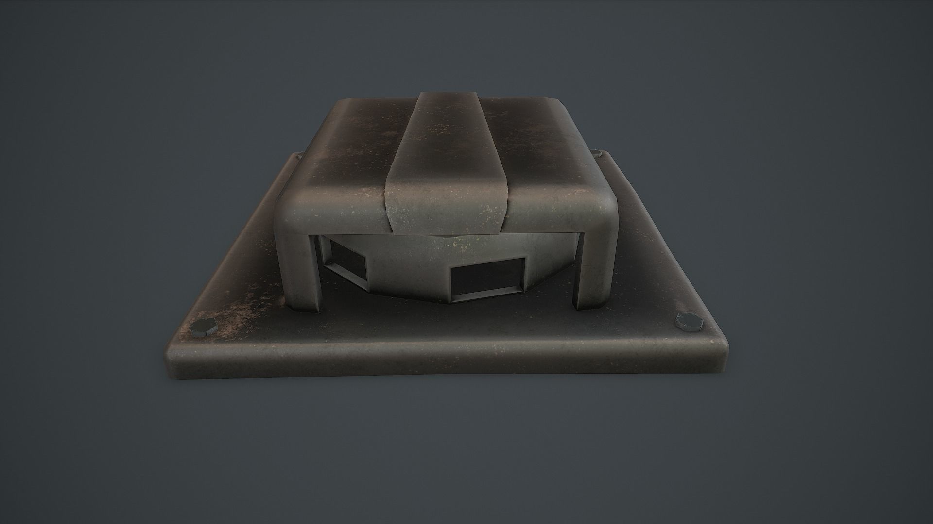 Air Vent PBR VR Low-poly 3D model_4