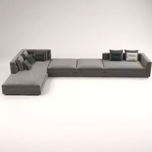 Wise corner sofa 3D model