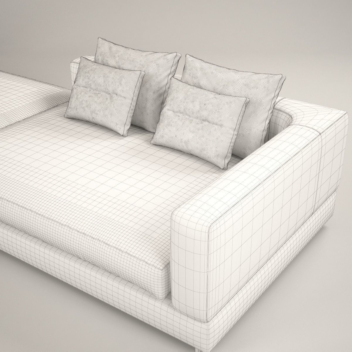Wise corner sofa 3D model_6