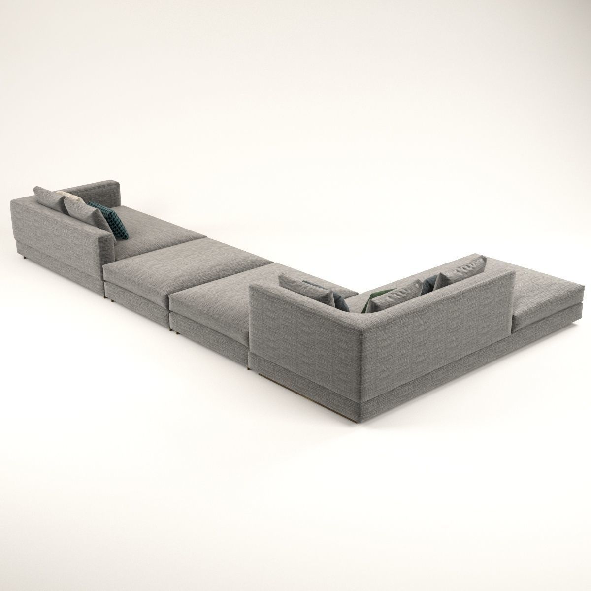Wise corner sofa 3D model_4