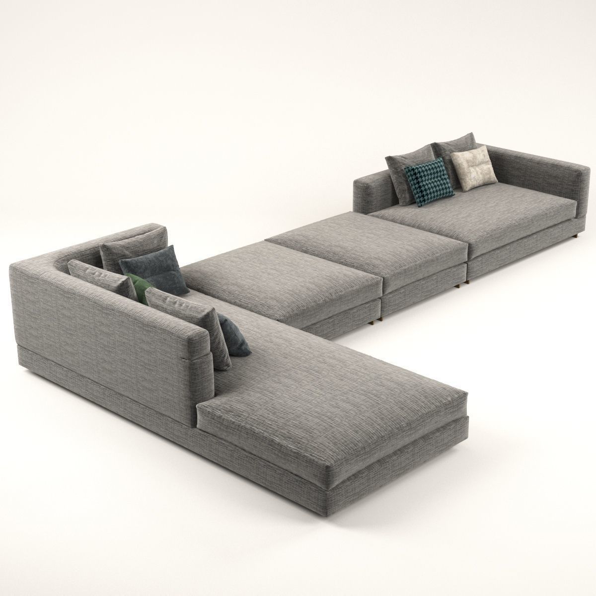 Wise corner sofa 3D model_2