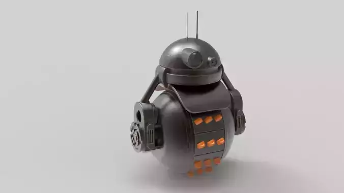 round robot  3D model