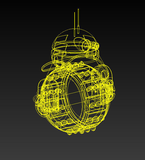 round robot  3D model_9