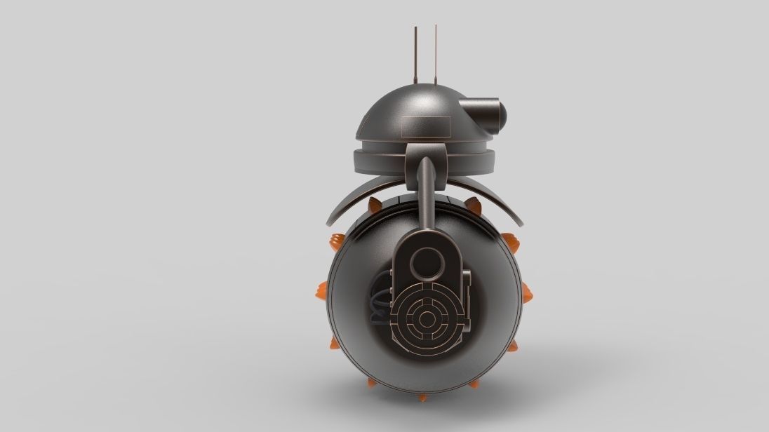 round robot  3D model_4