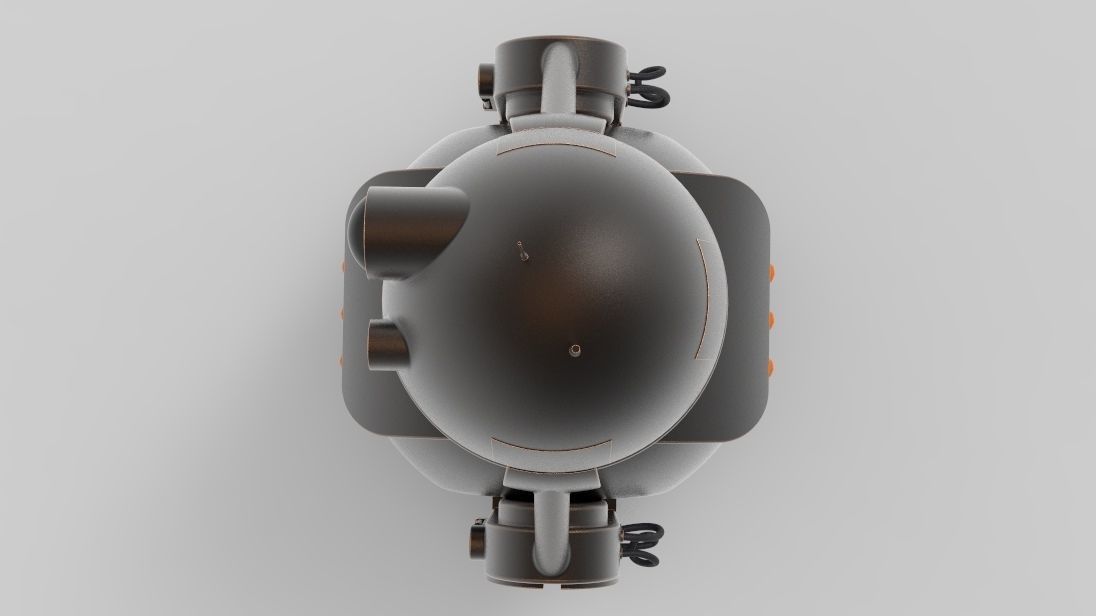 round robot  3D model_5