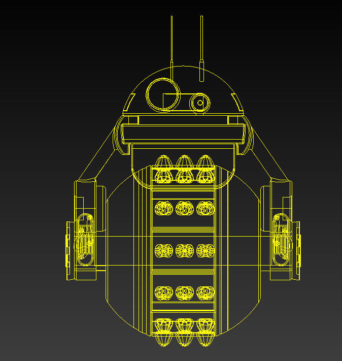 round robot  3D model_6