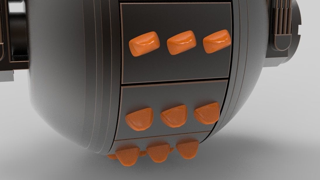 round robot  3D model_1