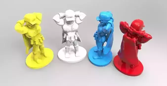 duffman superhero figurine 3D model
