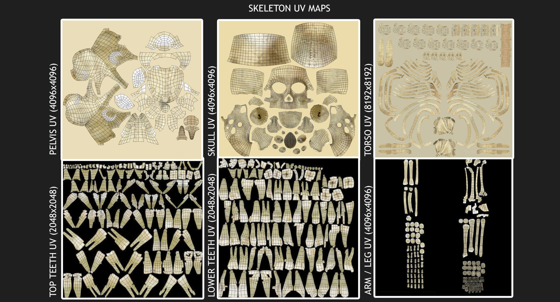Motion Capture Female Anatomy Low-poly 3D model_26