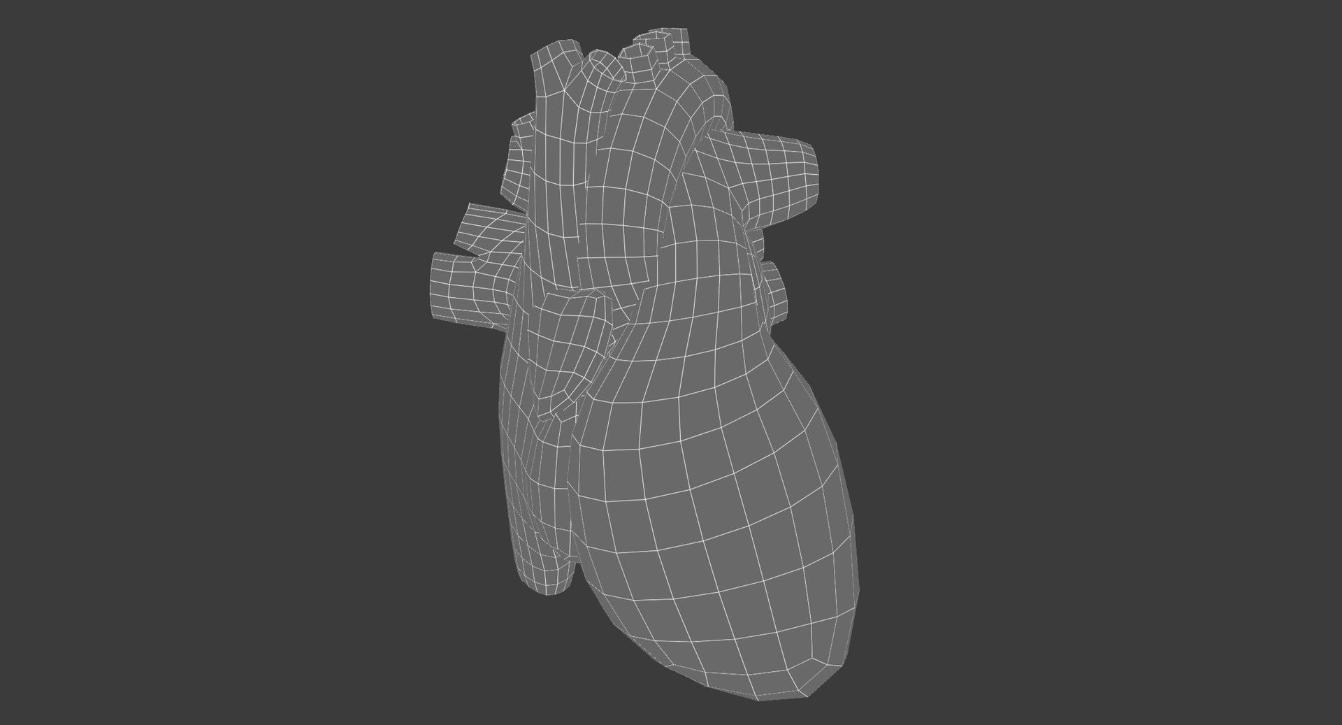 Motion Capture Female Anatomy Low-poly 3D model_25