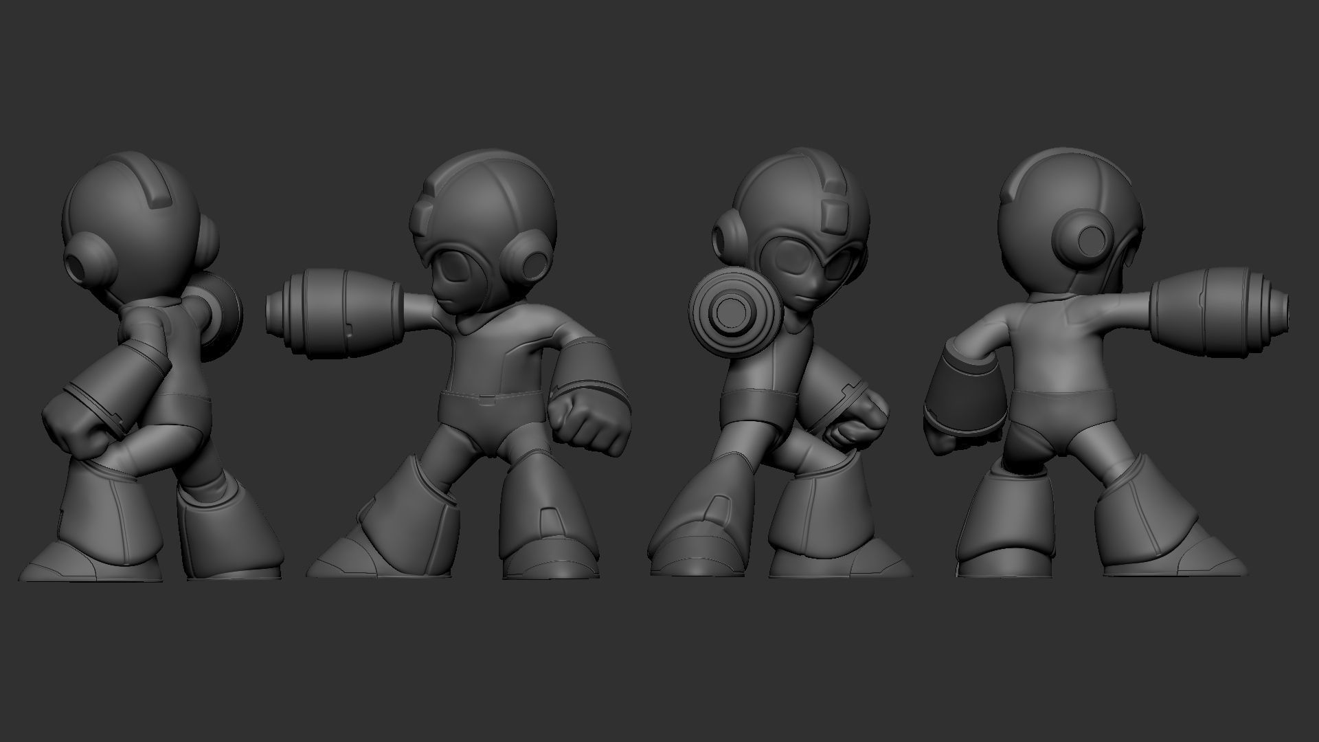 Megaman mega man Free 3D print model_4