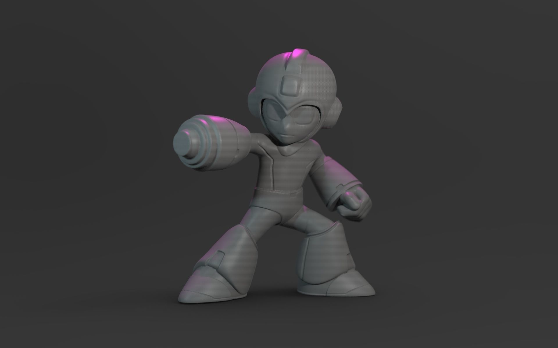 Megaman mega man Free 3D print model_1