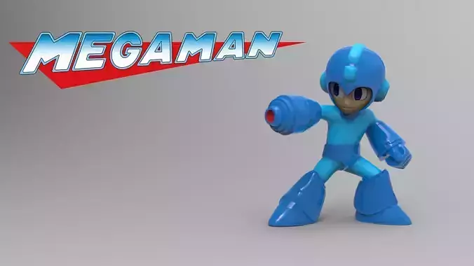 Megaman mega man Free 3D print model