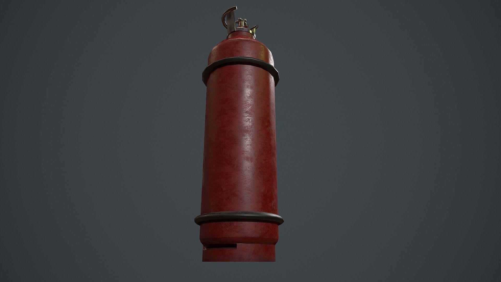 Propane Tank PBR VR Low-poly 3D model_3