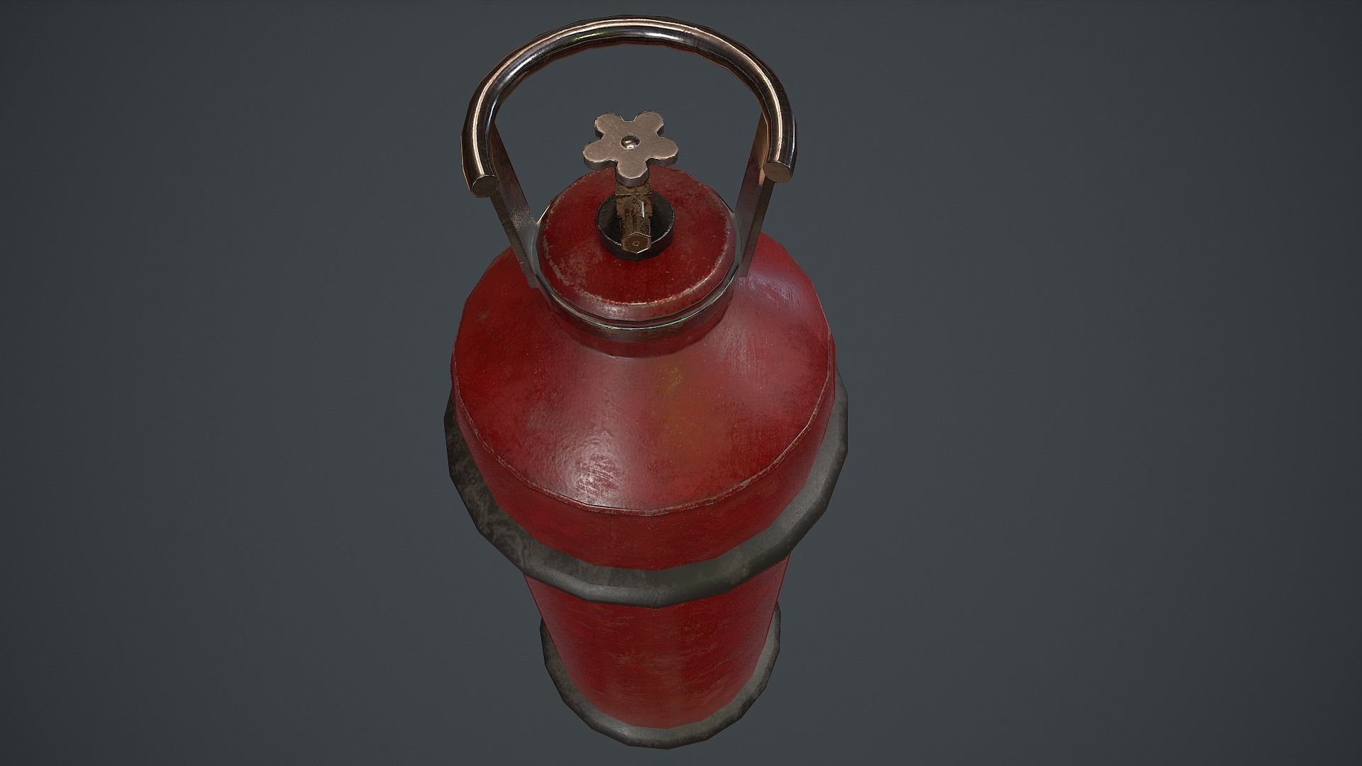 Propane Tank PBR VR Low-poly 3D model_5