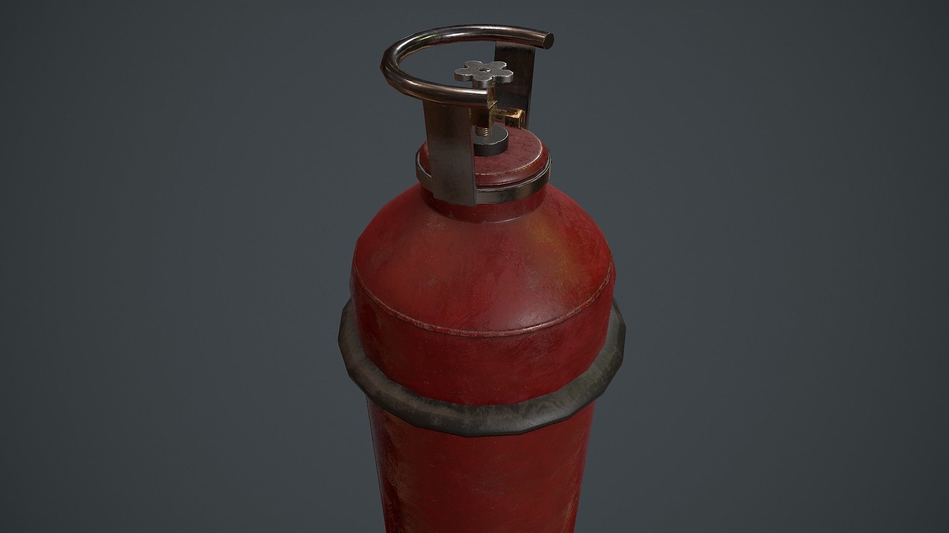 Propane Tank PBR VR Low-poly 3D model_6
