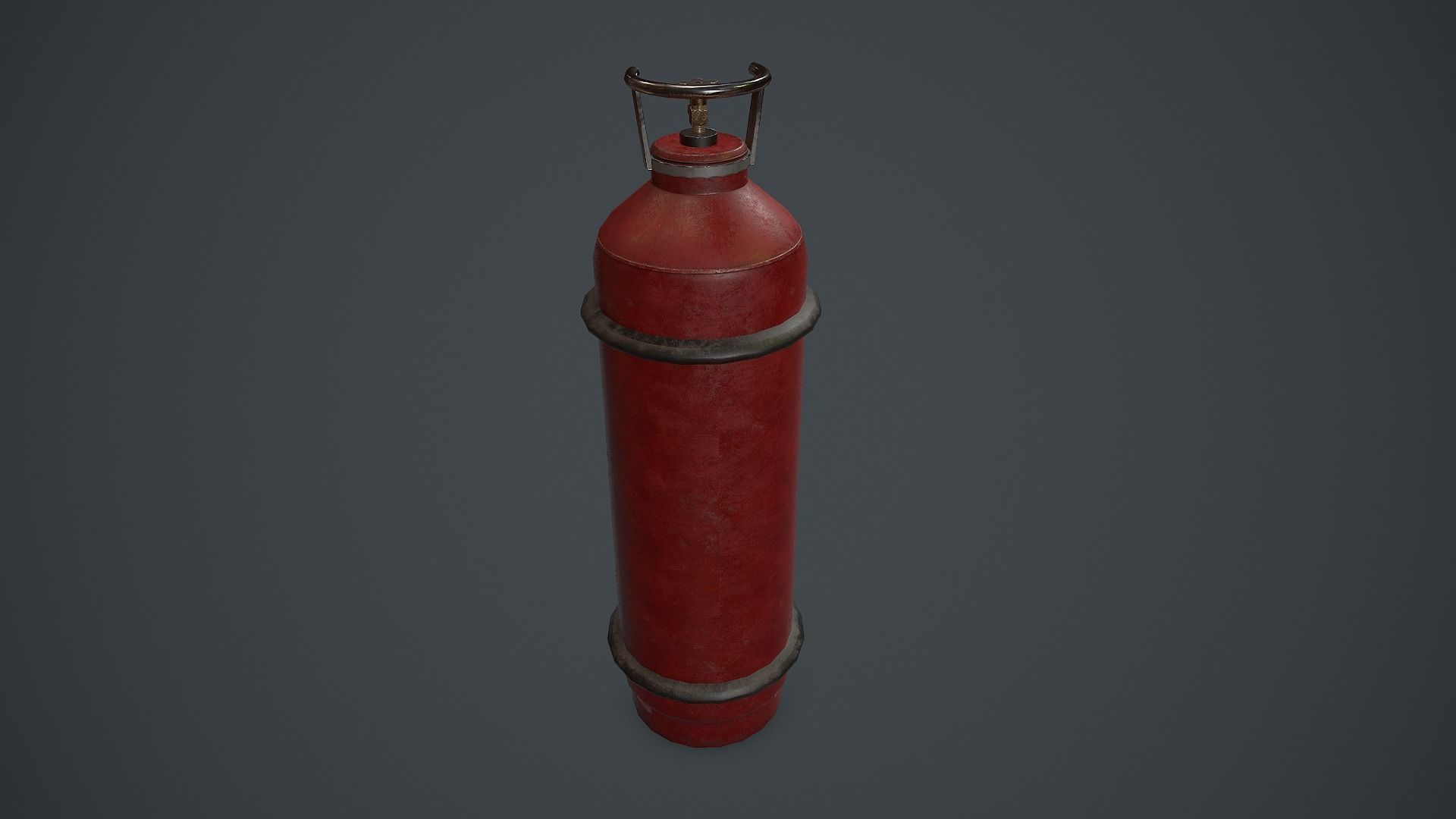 Propane Tank PBR VR Low-poly 3D model_1