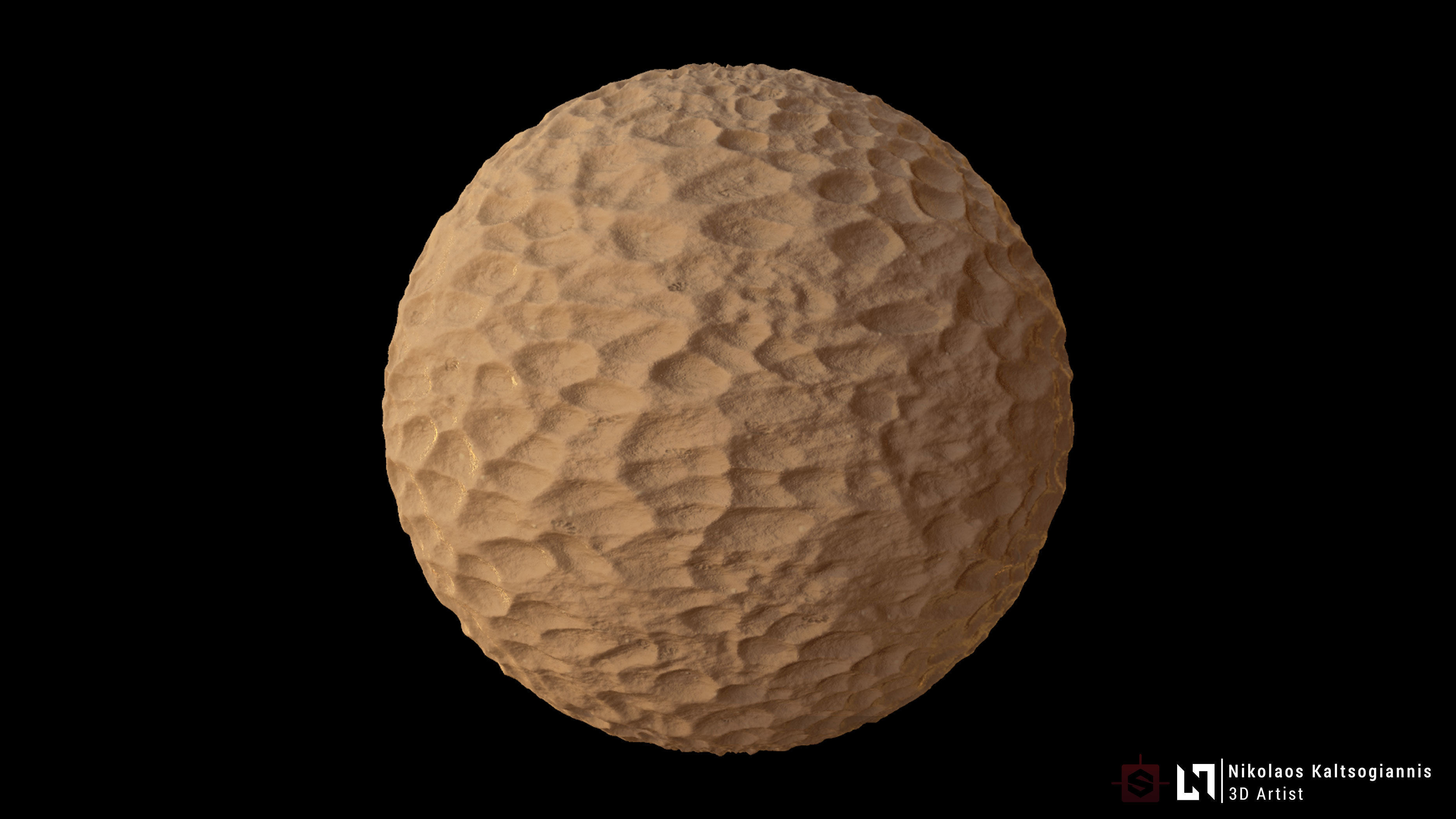 Procedural Sand Material 4 Variations Texture_3