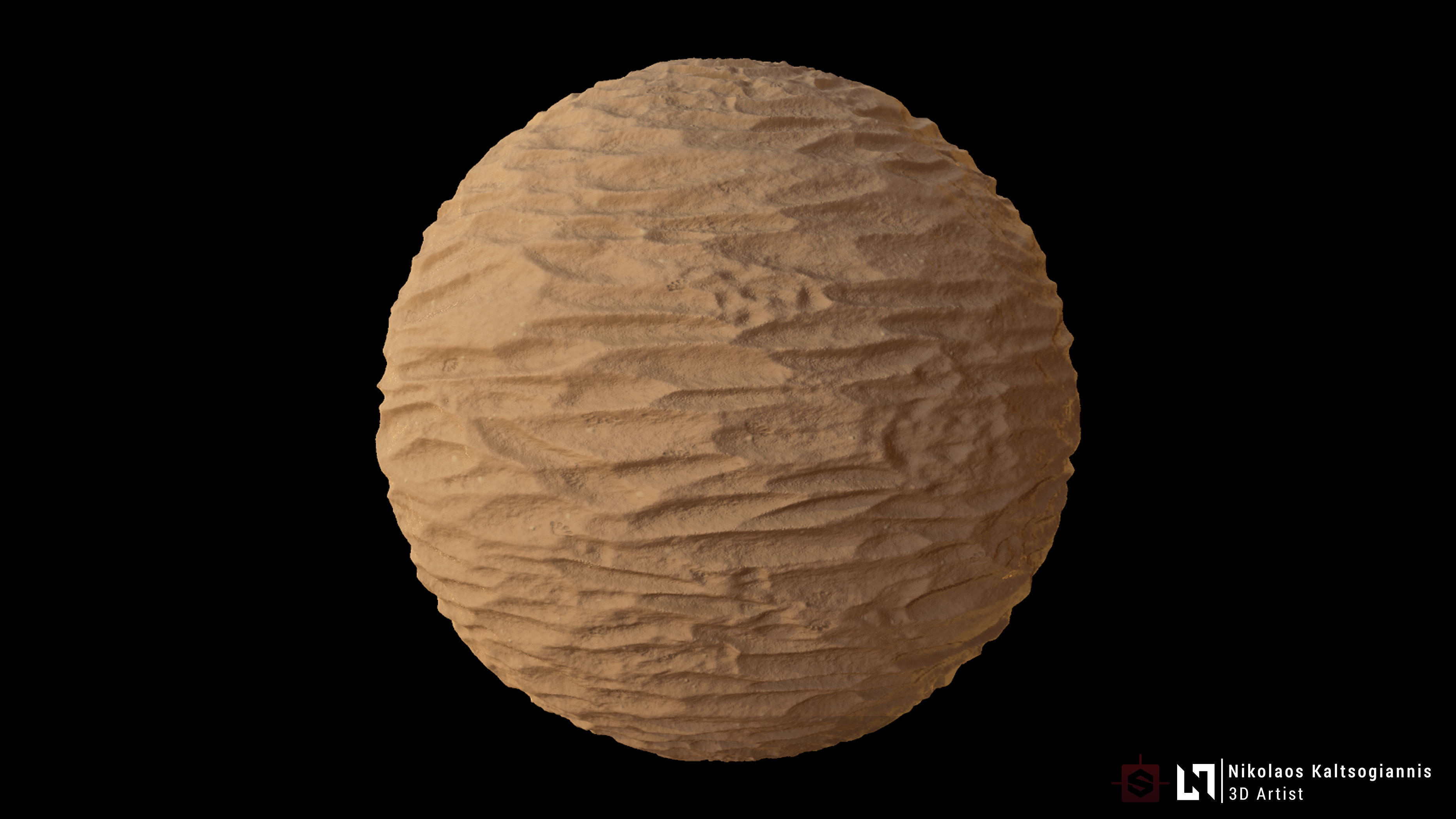 Procedural Sand Material 4 Variations Texture_2