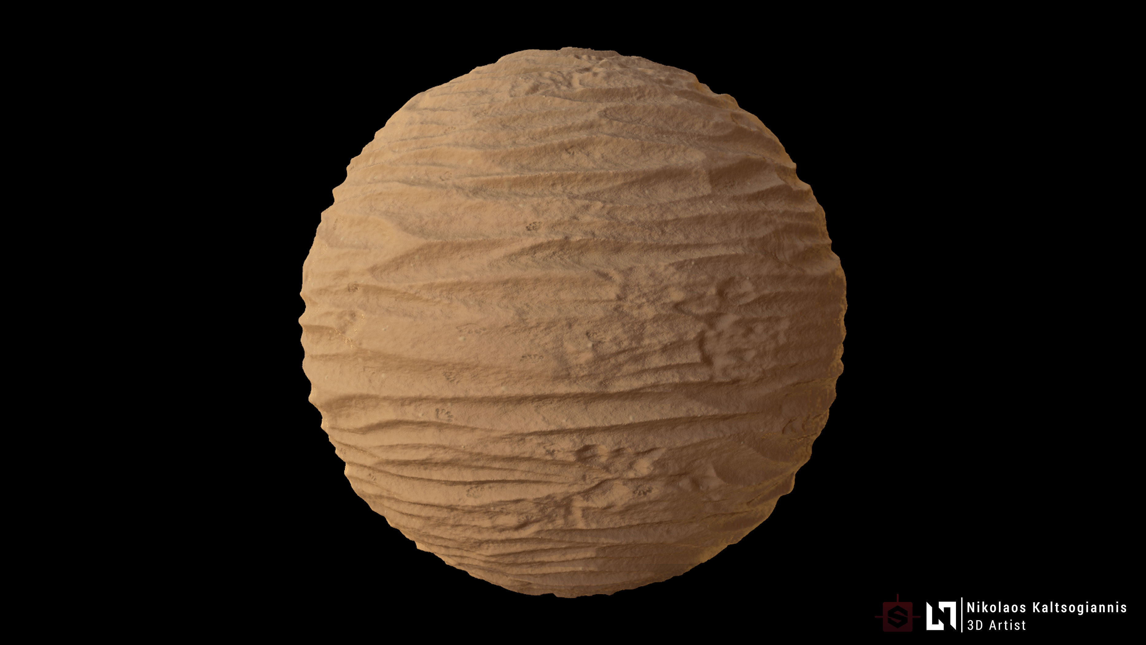Procedural Sand Material 4 Variations Texture_1