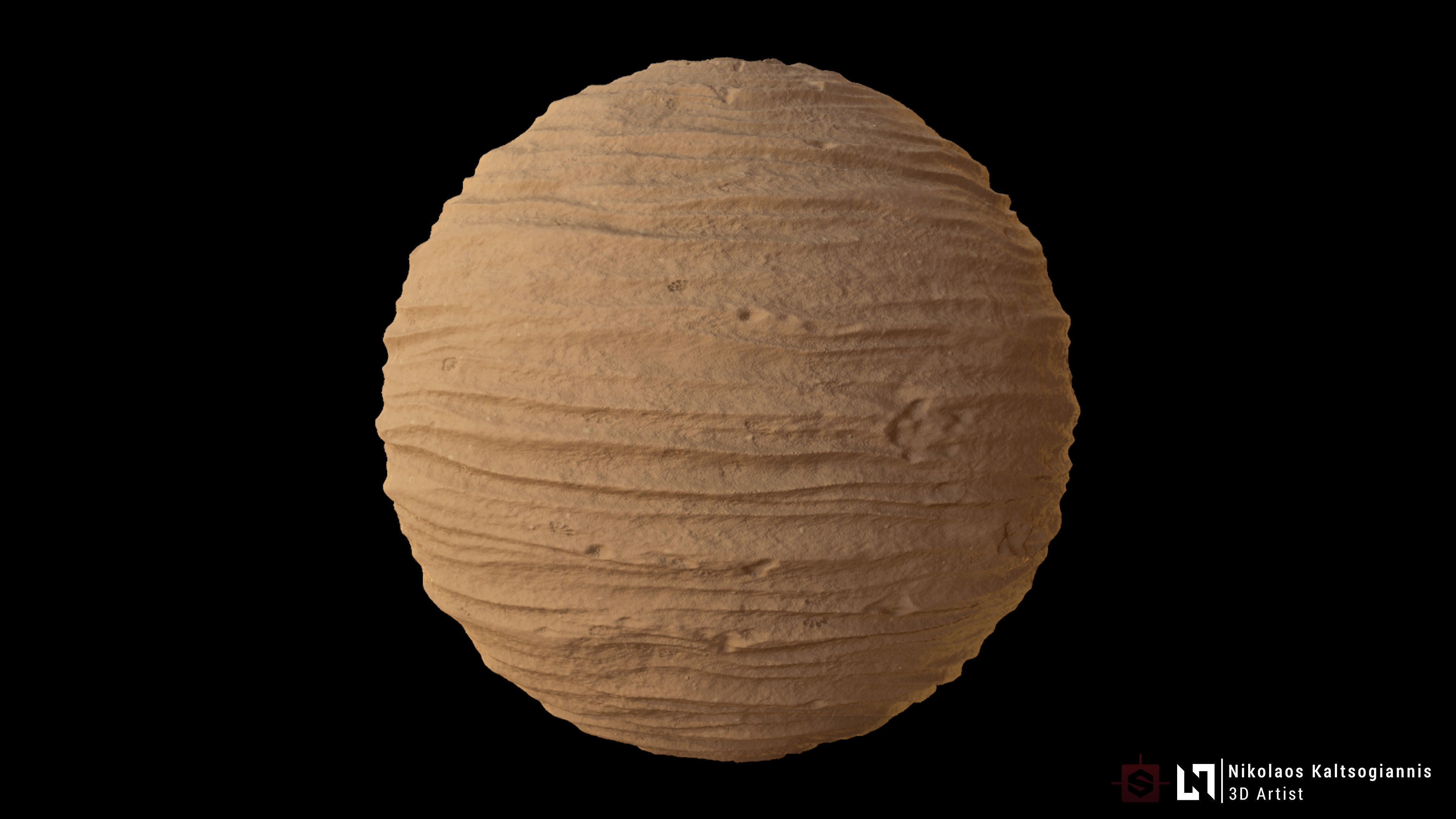Procedural Sand Material 4 Variations Texture_4