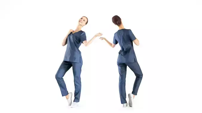 Beautiful medical nurse posing 40