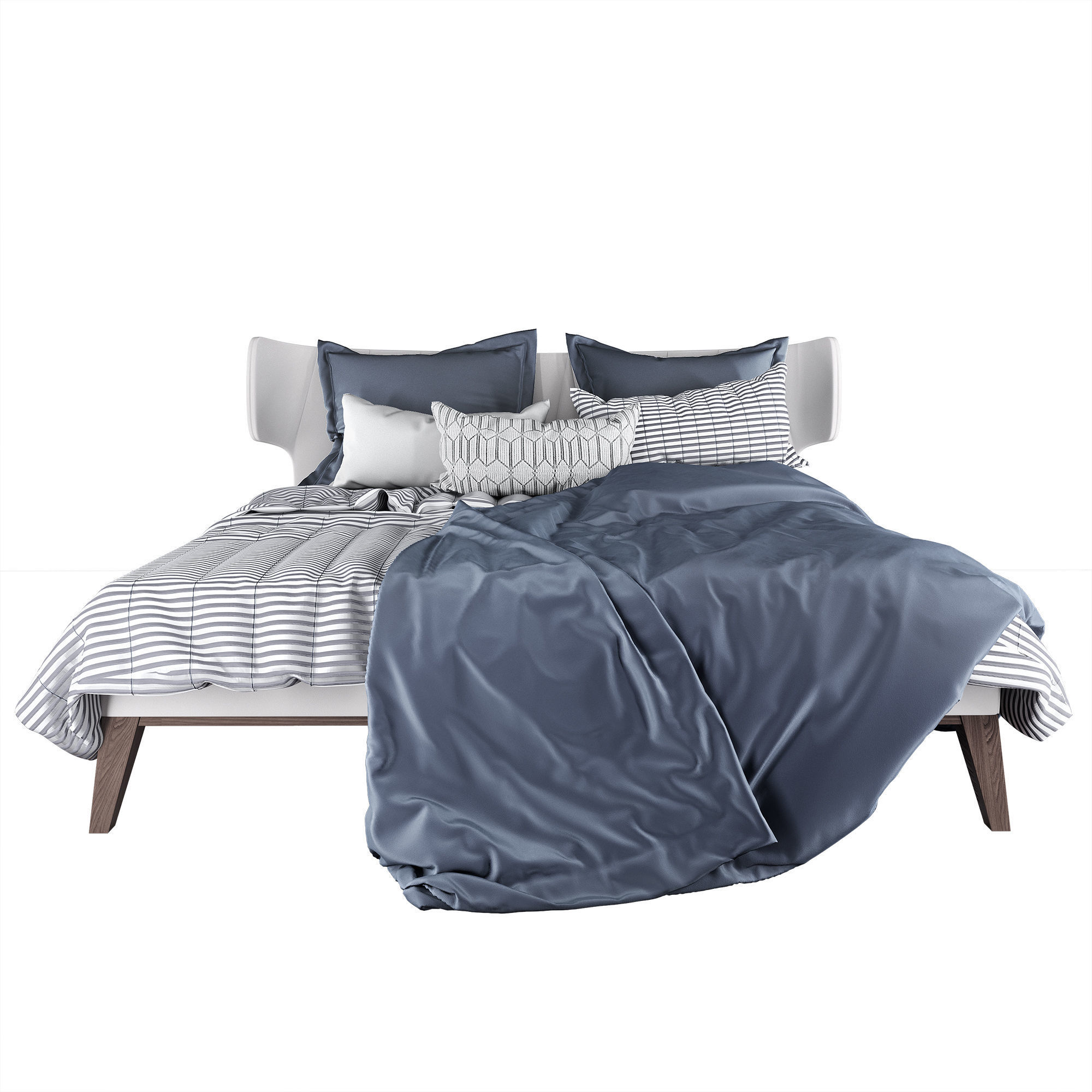 Bamax Slash Night Bed 3D model_2