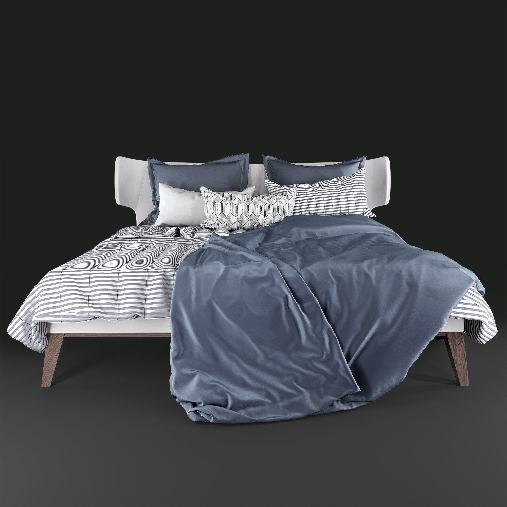 Bamax Slash Night Bed 3D model_3