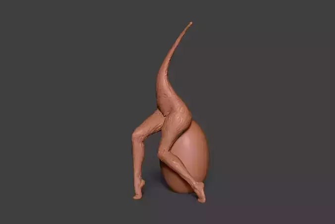 Clay Legs 4 3D print model